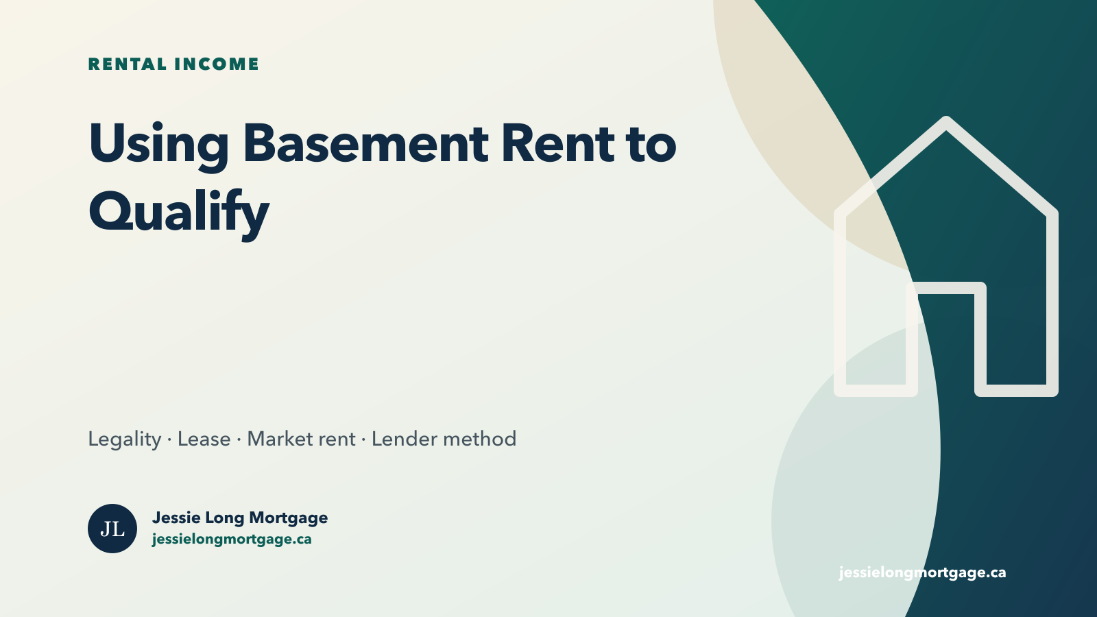 Basement rental income mortgage qualification Canada
