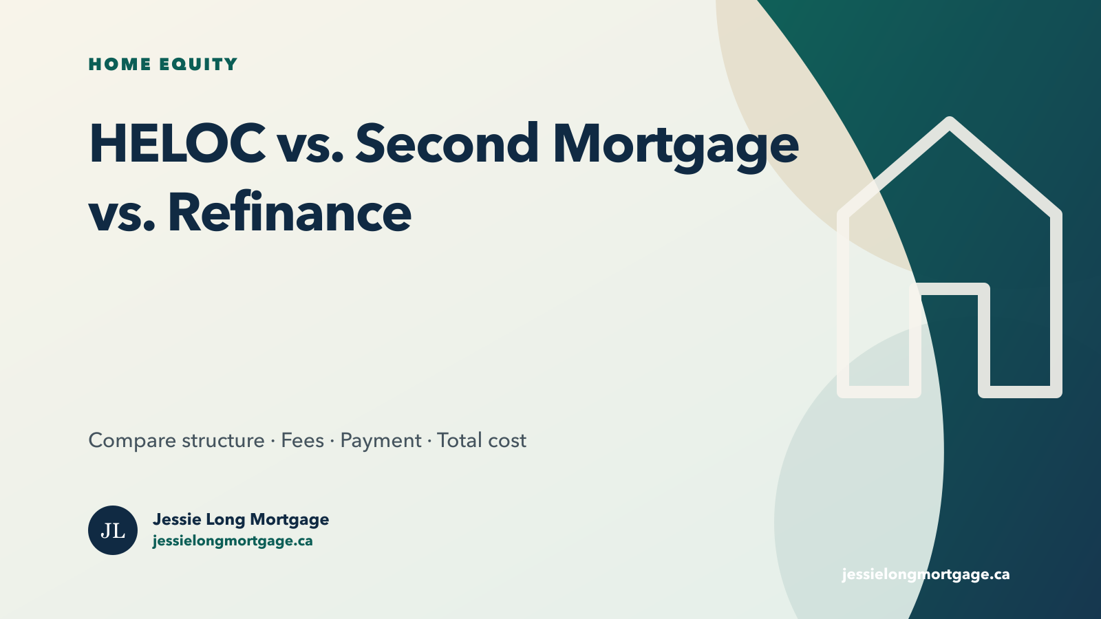HELOC versus second mortgage versus refinance comparison for Ontario homeowners