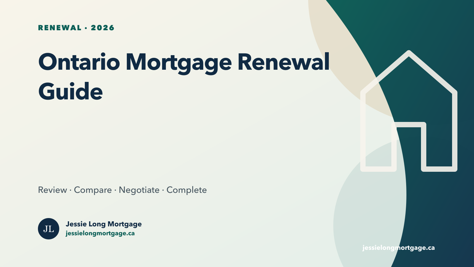 Ontario mortgage renewal checklist for 2026 by Jessie Long Mortgage