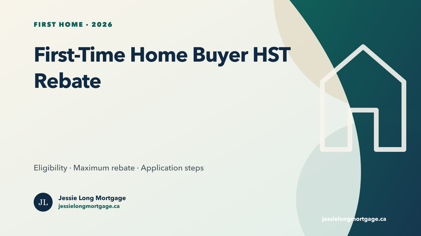 Ontario first-time home buyer GST HST rebate guide for 2026
