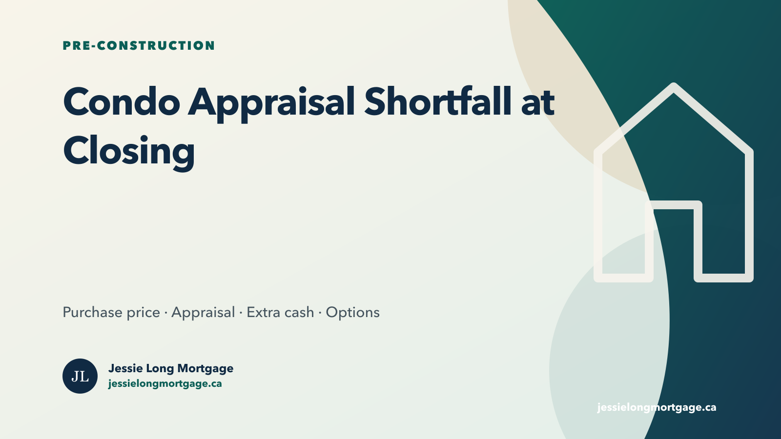 Ontario pre-construction condo appraisal shortfall closing guide
