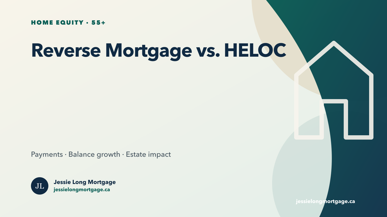 Canada reverse mortgage versus HELOC for homeowners over 55
