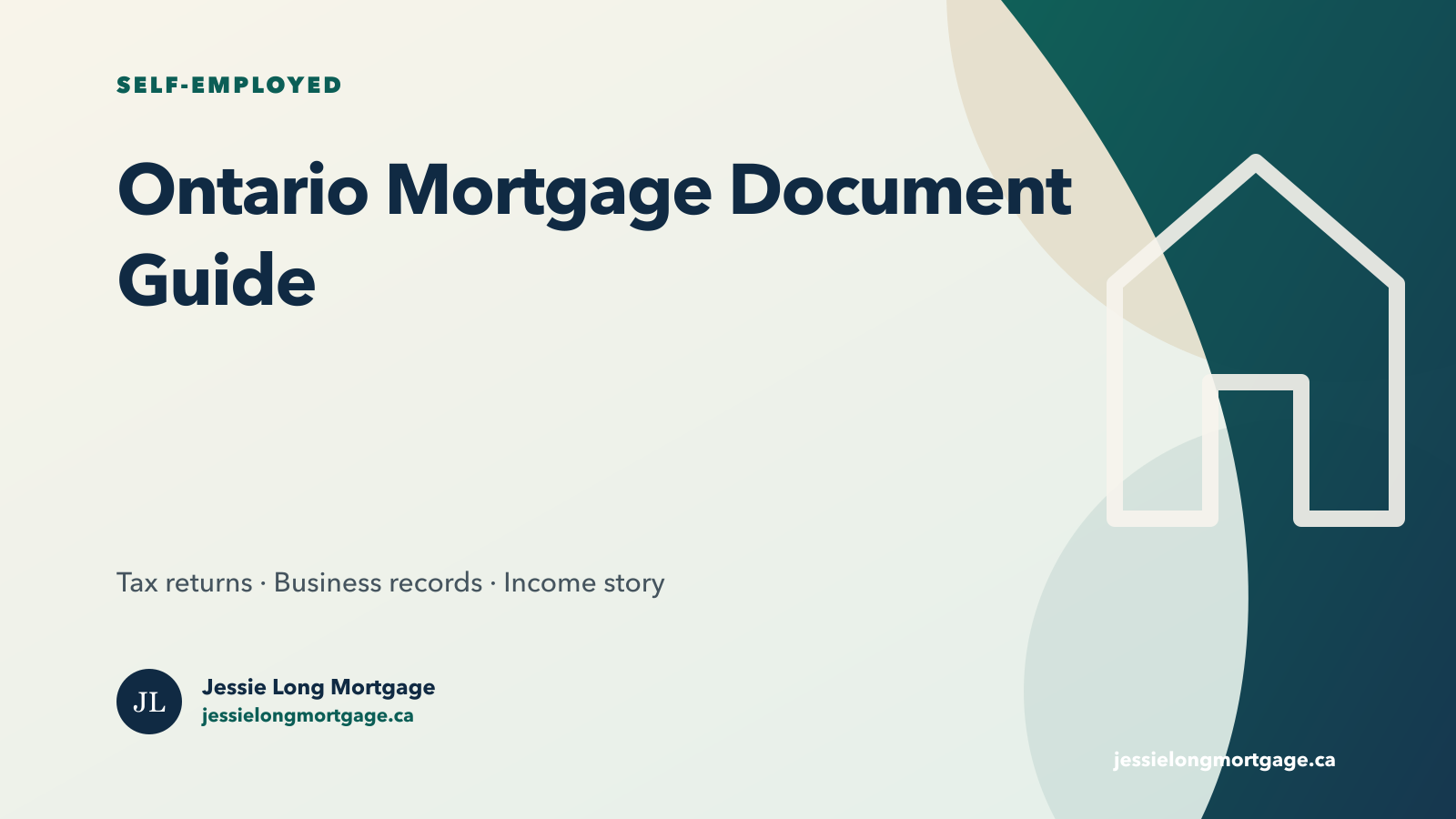 Self-employed mortgage document checklist for Ontario borrowers