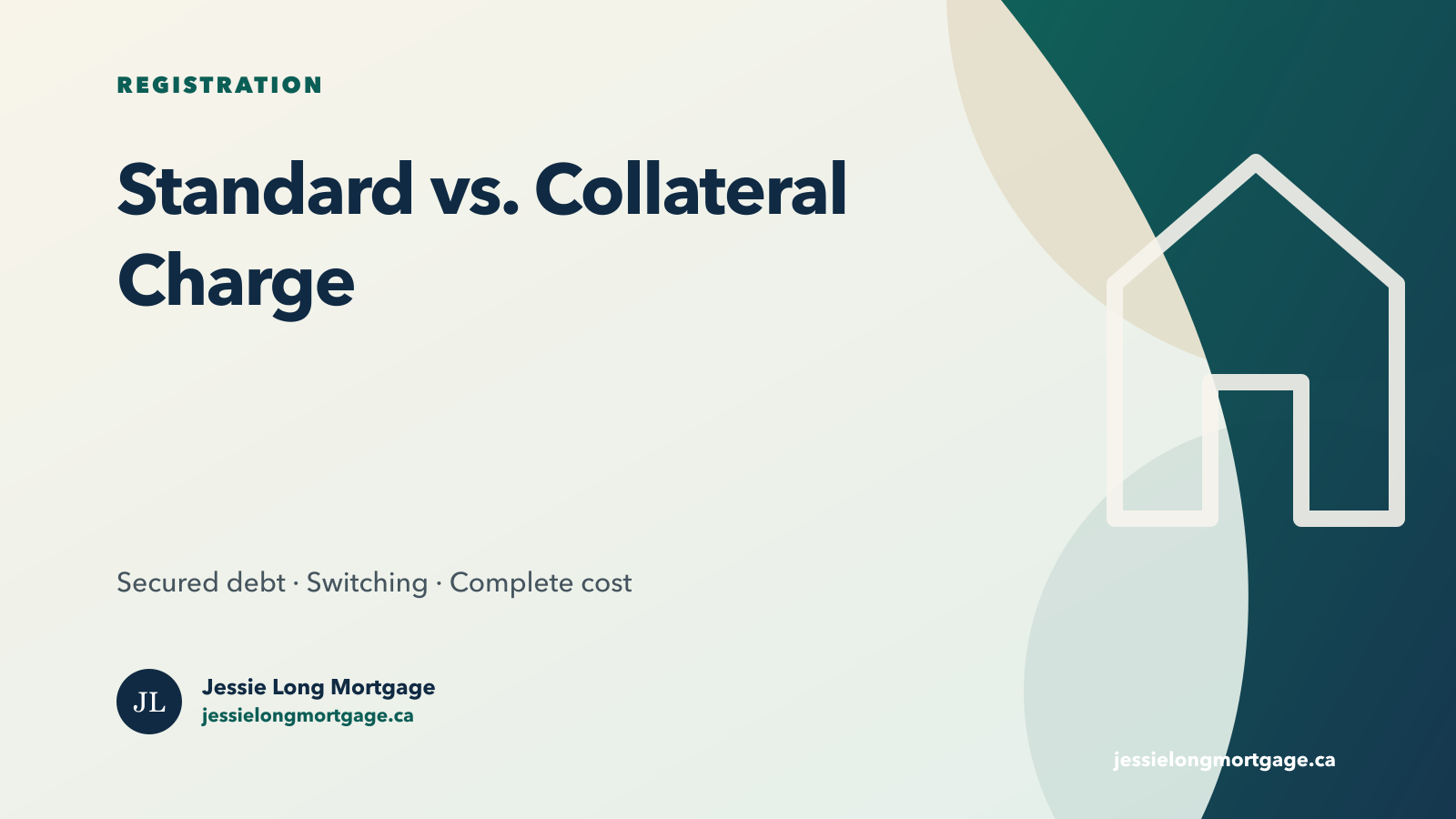 Canada standard charge versus collateral charge mortgage